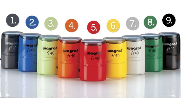 Automat stemplarski okrągły fi40 Wagraf
